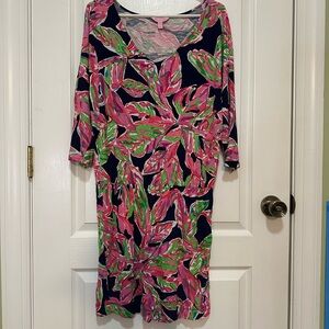 Lilly Pulitzer Pink and Green Patterned dress